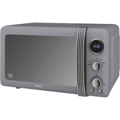 Swan Swan Retro Digital 800W Microwave - Grey 2