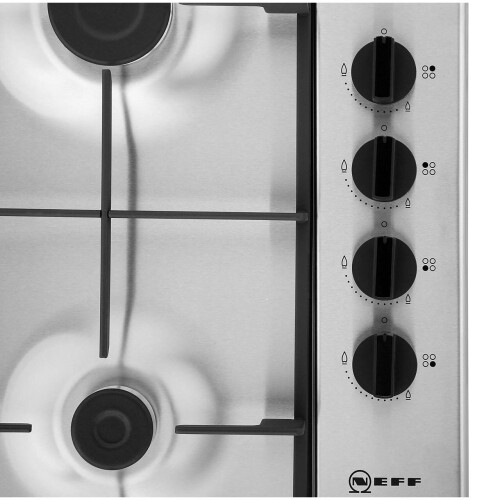 Neff NEFF N30 T26BR46N0 58cm Gas Hob - Stainless Steel 2