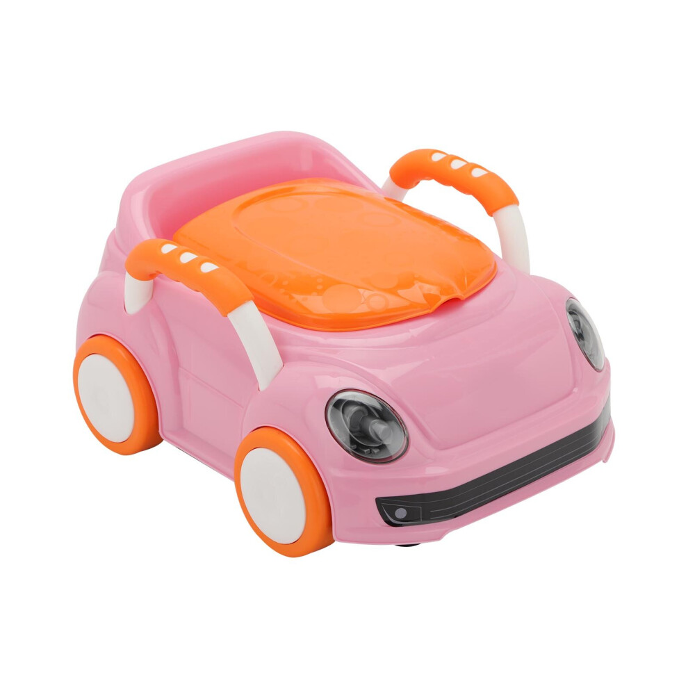 (Pink) Kids Car Toilet Seat Baby Toddler Training Potty