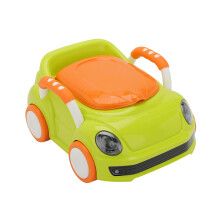 (Green) Kids Car Toilet Seat Baby Toddler Training Potty