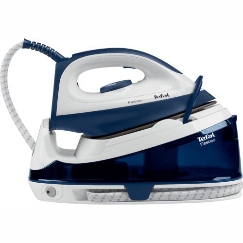 Tefal Fasteo SV6040 Pressurised Steam Generator Iron - Blue on OnBuy