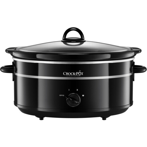 Crock-Pot Crockpot SCV655B-IUK 6.5 Litre Slow Cooker - Black