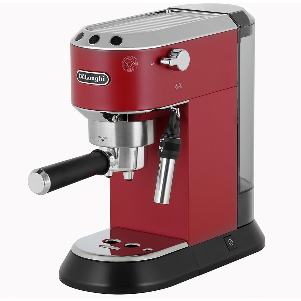 Delonghi red shop coffee machine