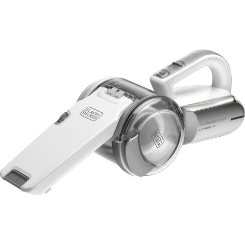 Black + Decker 18V Pivot Dustbuster PV1820L-GB Handheld Vacuum Cleaner with up to 10 Minutes Run Time