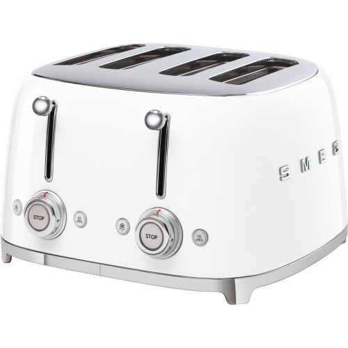 Smeg Smeg TSF03WHUK 50's Retro 4 Slice Toaster White