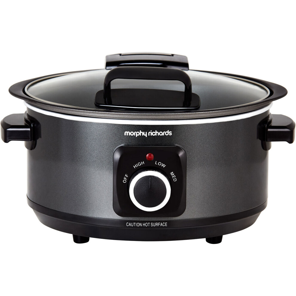 Morphy Richards 460020 3.5 Litre Slow Cooker - Black