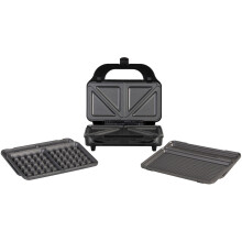 Tower 3 in 1 Deep Fill Sandwich Maker T27020 Sandwich Toaster - Black