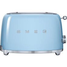 Smeg TSF01PBUK 50's Retro 2 Slice Toaster Pastel Blue