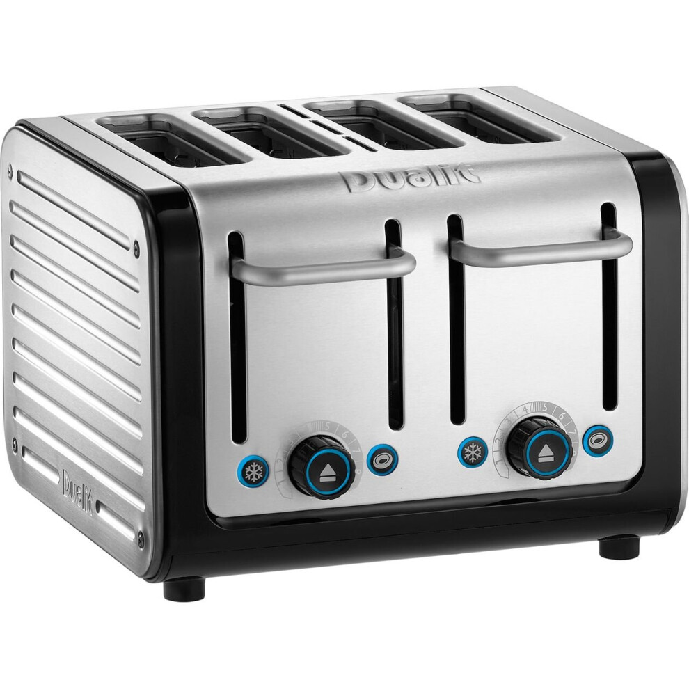 Dualit 46505 Architect 4 Slice Toaster Black / Brushed Steel