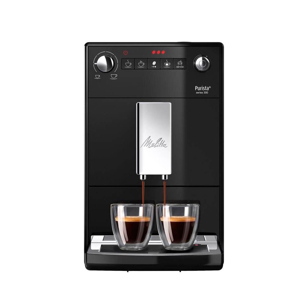 Melitta Purista Black F230-102 6766034 Bean To Cup Coffee Machine - Black