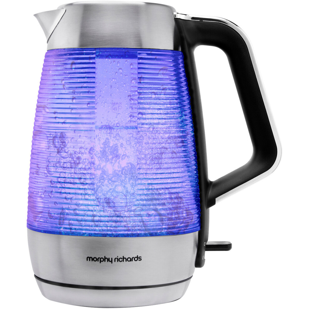 Morphy Richards Vetro Illuminating 108010 Kettle - Brushed Stainless Steel