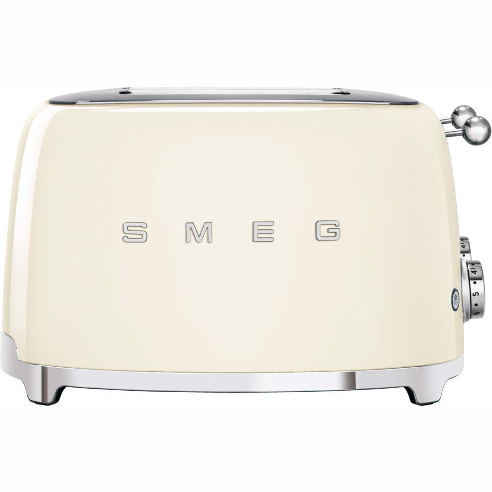 Smeg TSF03CRUK 50's Retro 4 Slice Toaster Cream