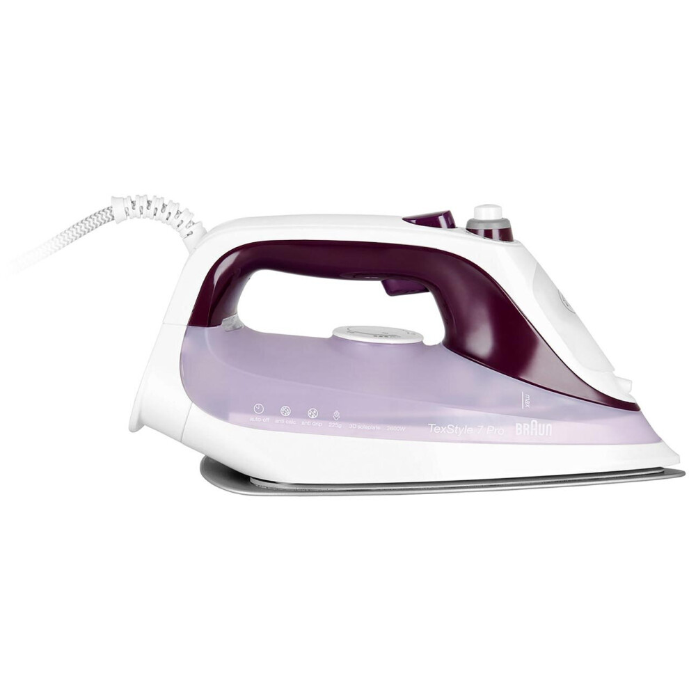 Braun TexStyle7 Pro SI7066VI 2600 Watt Steam Iron -Purple