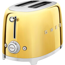 Smeg TSF01GOUK 2 Slice Toaster - Gold