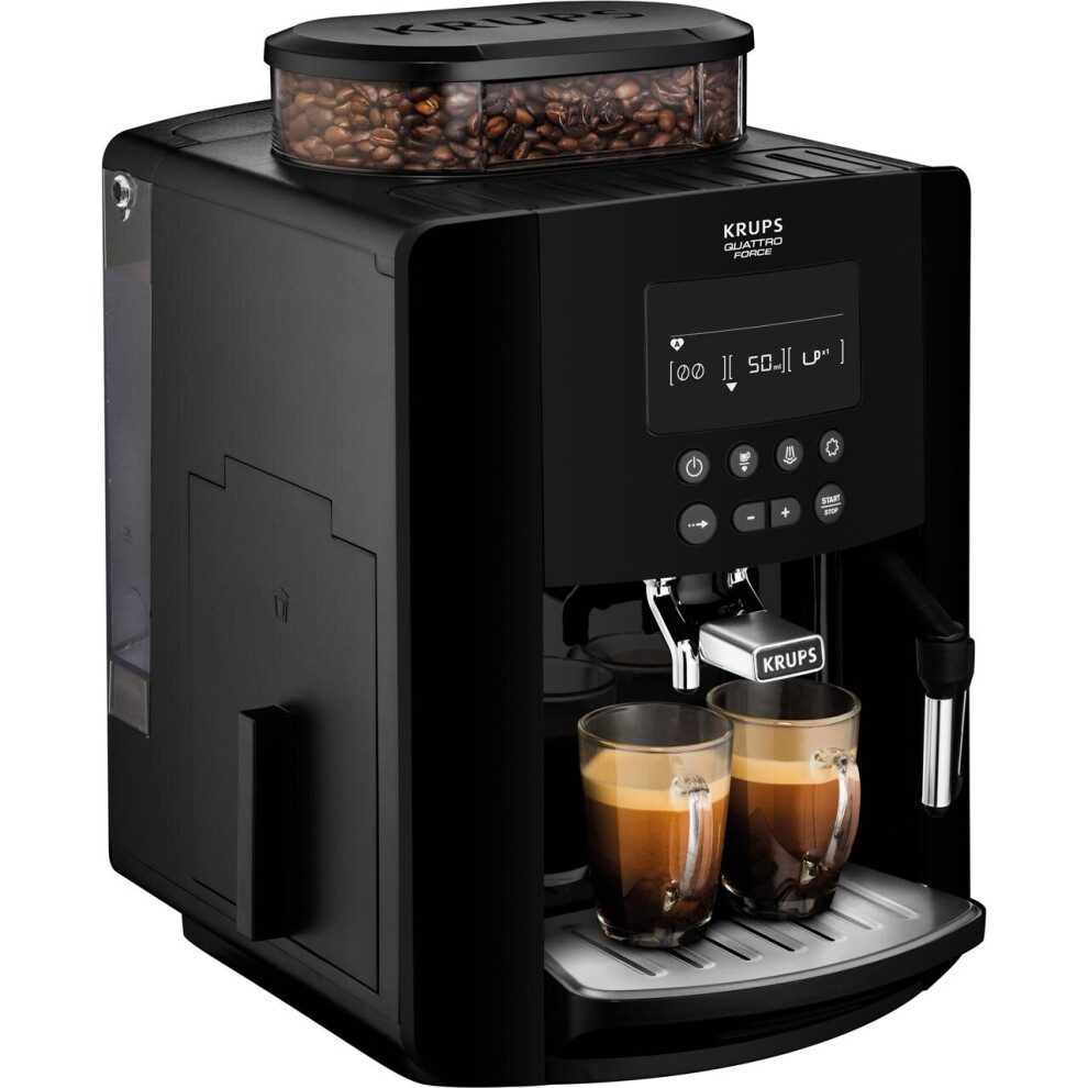 Krups Arabica Digital EA817040 Bean to Cup Coffee Machine - Black