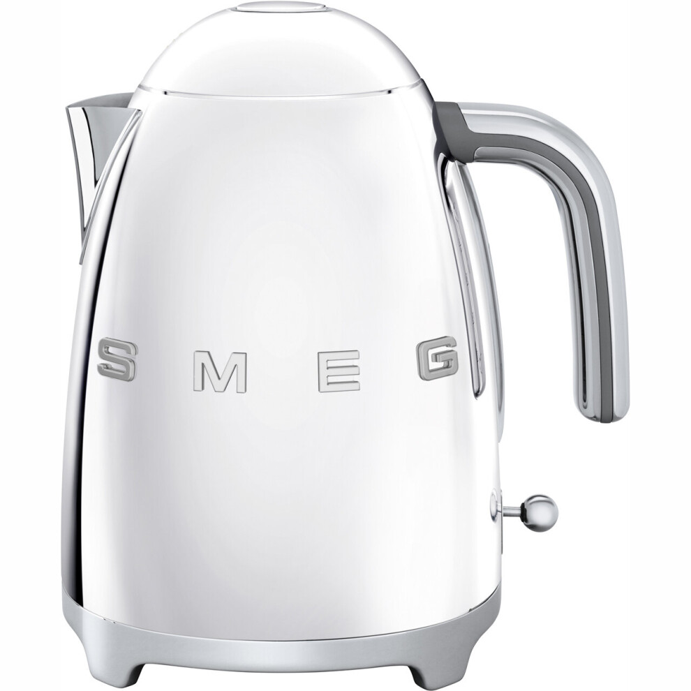 Smeg KLF03SSUK 50's Retro Chrome Kettle Limescale Filter 3000 Watt