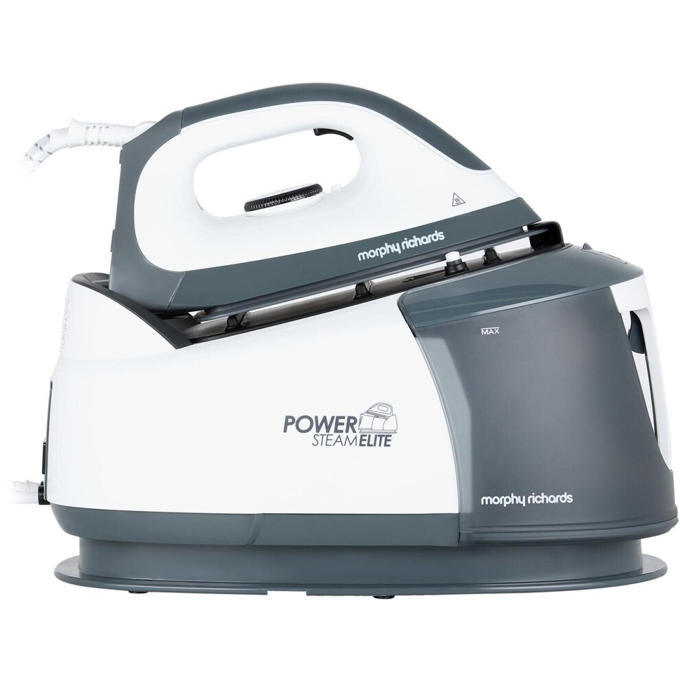 Morphy Richards Power Steam Elite 332007 Pressurised Steam Generator Iron - White / Grey