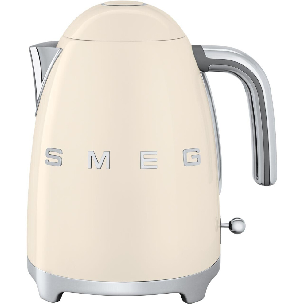 Smeg KLF03CRUK 50's Retro Cream Kettle Limescale Filter 3000 Watt