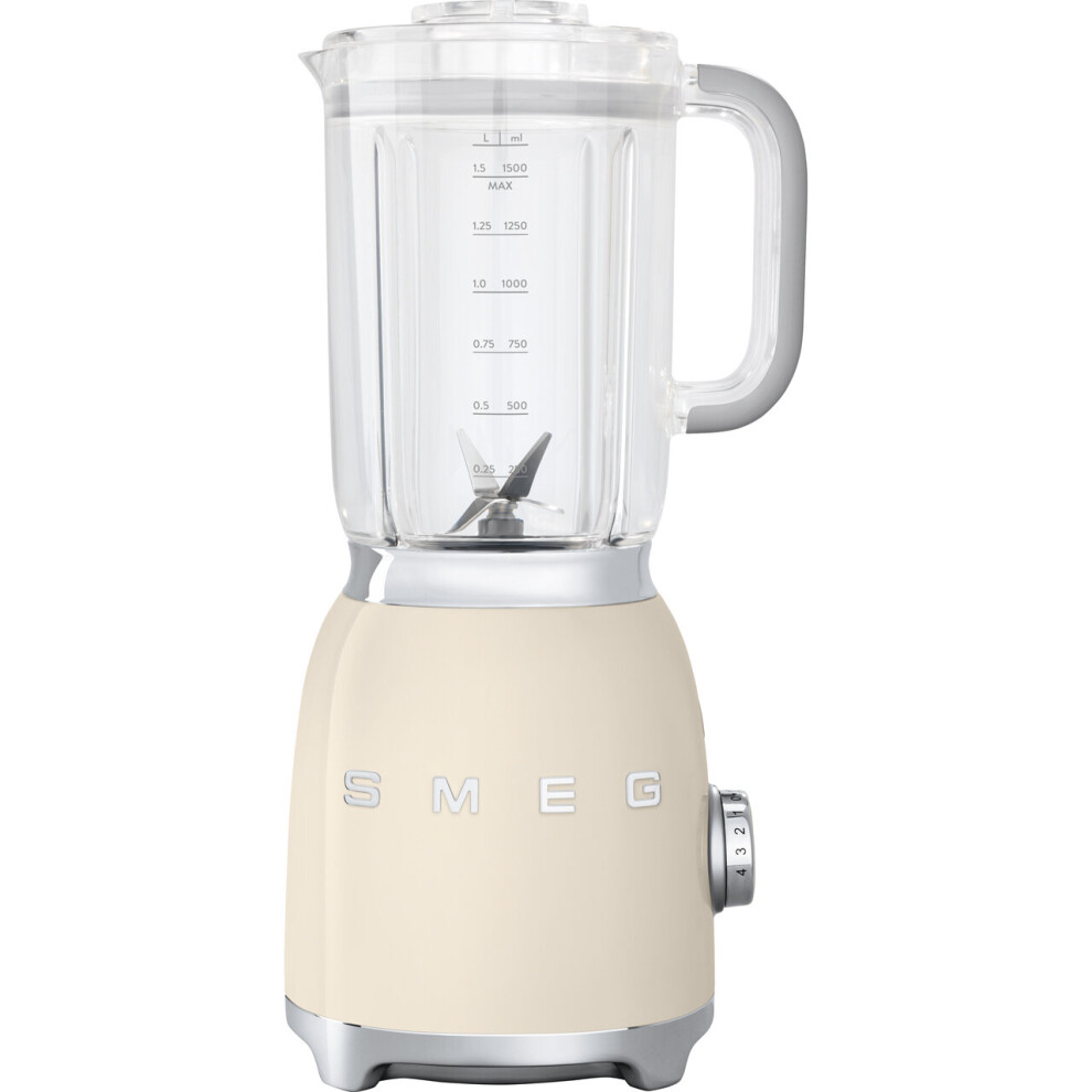 Smeg BLF01CRUK 1.5 Litre Blender - Cream