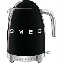 Smeg 50's Retro KLF04BLUK Kettle with Temperature Selector - Black
