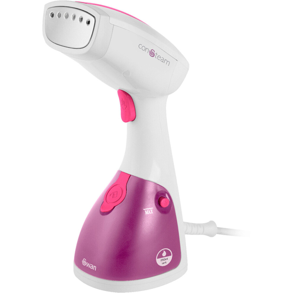 Swan SI12020N Handheld Garment Steamer, Lightweight, Removable Fabric Brush