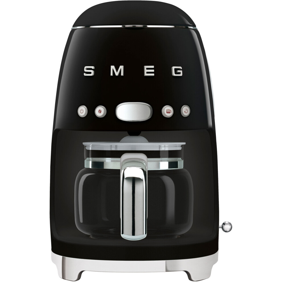 Smeg DCF02BLUK Filter Coffee Machine with Timer - Black