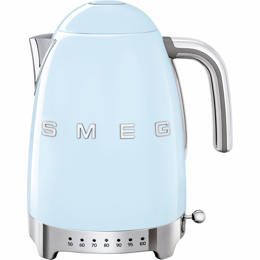 Smeg 50'S Retro Klf04pbuk Kettle With Temperature Selector - Pastel Blue
