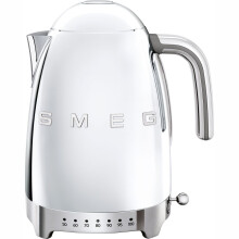 Smeg 50's Retro KLF04SSUK Kettle with Temperature Selector - Stainless Steel
