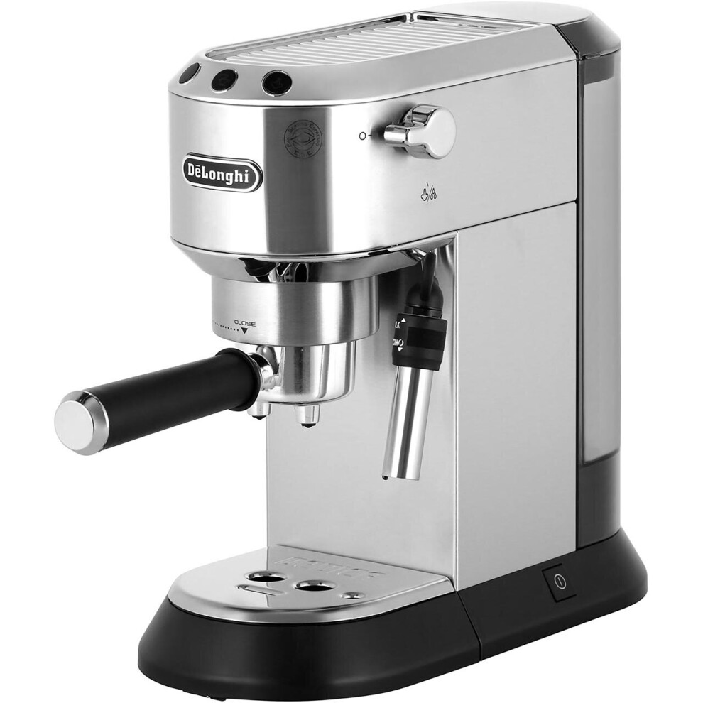 De'Longhi Dedica Traditional Pump EC685.M Espresso Coffee Machine - Silver