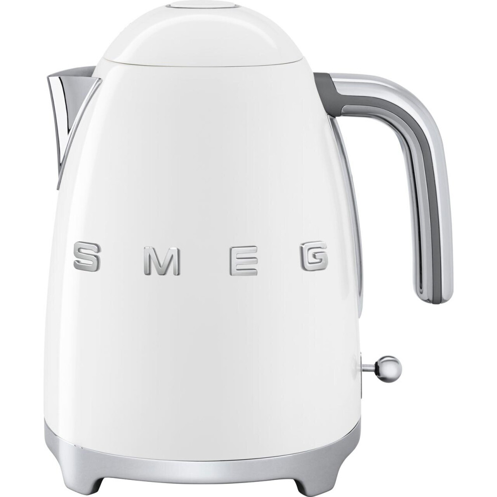 Smeg KLF03WHUK 50's Retro White Kettle Limescale Filter 3000 Watt
