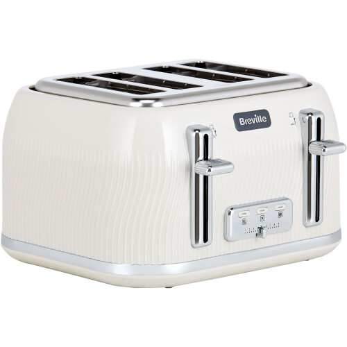Breville Flow Collection VTT891 4 Slice Toaster Mushroom on OnBuy