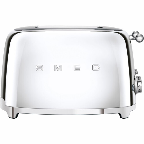 Smeg Smeg 50's Retro TSF03SSUK 4 Slice Toaster - Stainless Steel 2