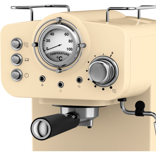 Swan Swan Retro SK22110CN Espresso Coffee Machine - Cream 2