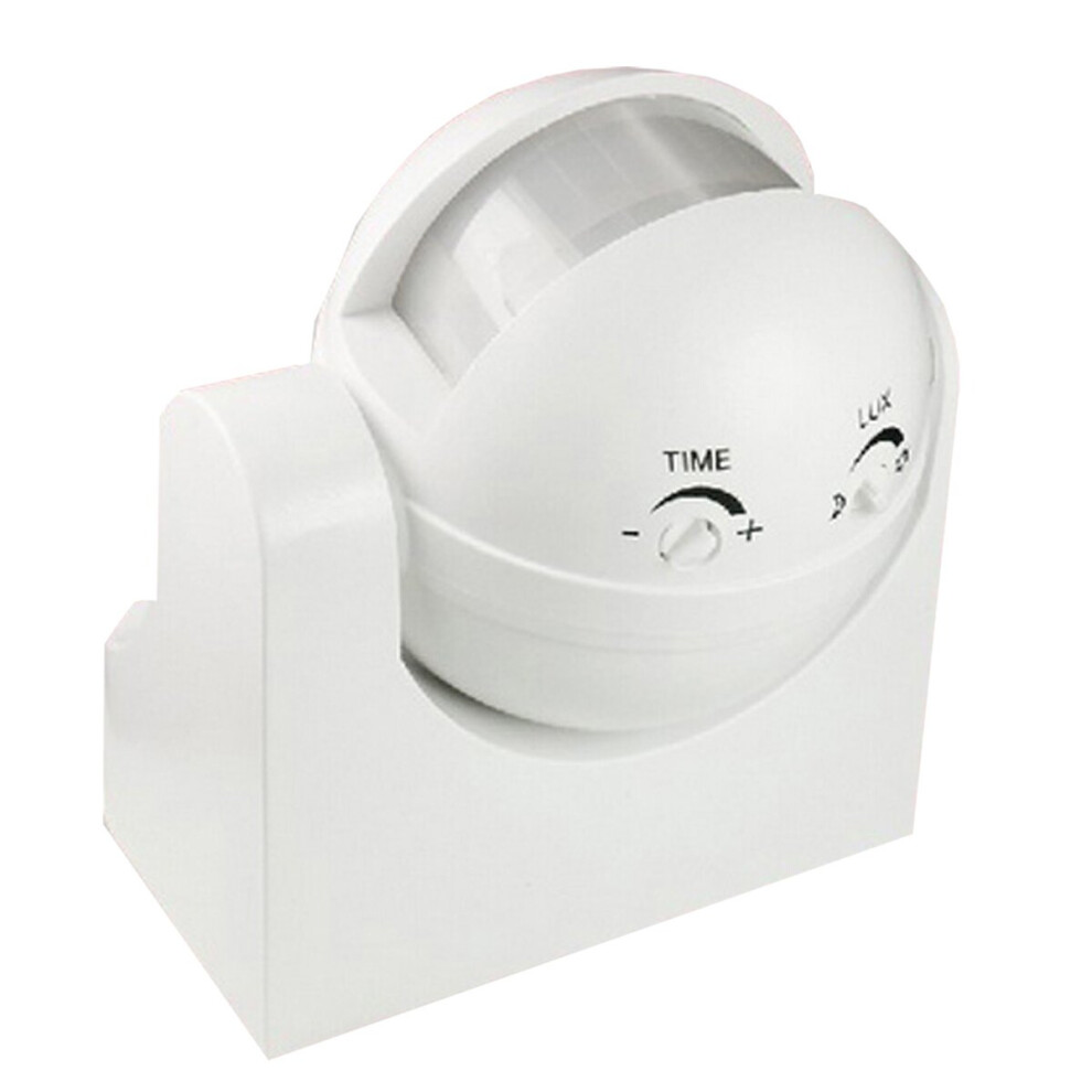 (White) 180° Occupancy Sensor PIR Motion Light Switch Wall Mounted 1200w