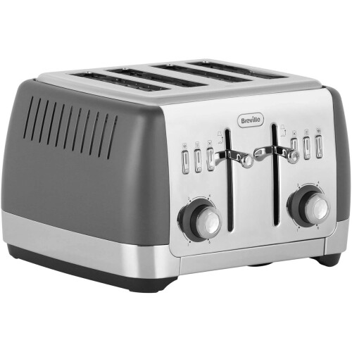 Breville Strata 4 Slice VTT764 4 Slice Toaster Grey on OnBuy