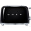 Smeg Smeg 50's Retro TSF01BLUK 2-Slice Toaster, Black - Iconic Design with Browning Control 2