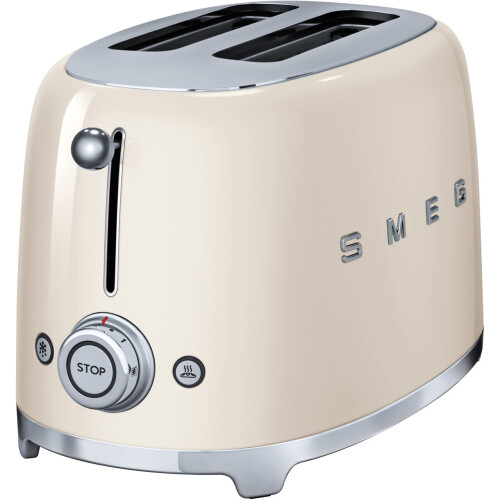 Smeg Smeg 50's Retro TSF01CRUK 2 Slice Toaster - Cream 2