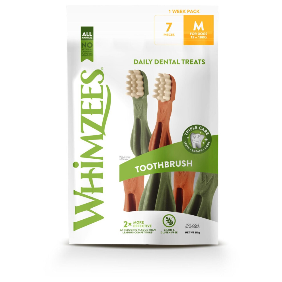 Whimzees Dog Dental Treats (Pack of 7)