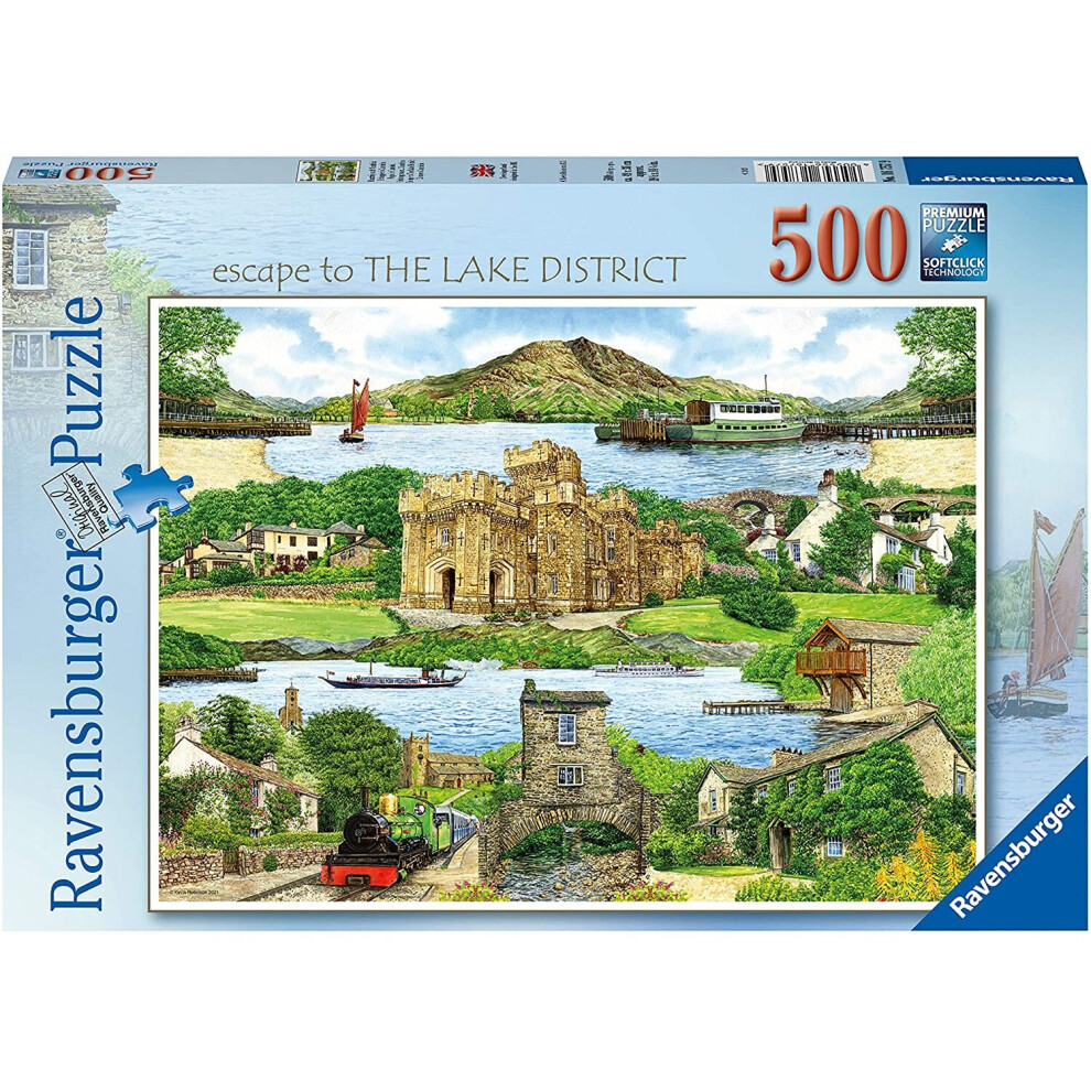 Jigsaw Puzzle - ESCAPE TO THE  LAKE DISTRICT (Pictorial) - 500 Pieces