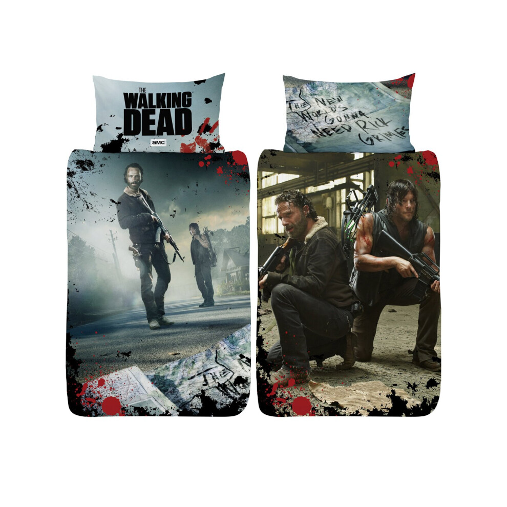 The Walking Dead New World Single Duvet Cover Set