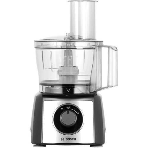 Bosch Compact MCM3501MGB 2.3 Litre Food Processor With 11 Accessories Stainless Steel on OnBuy