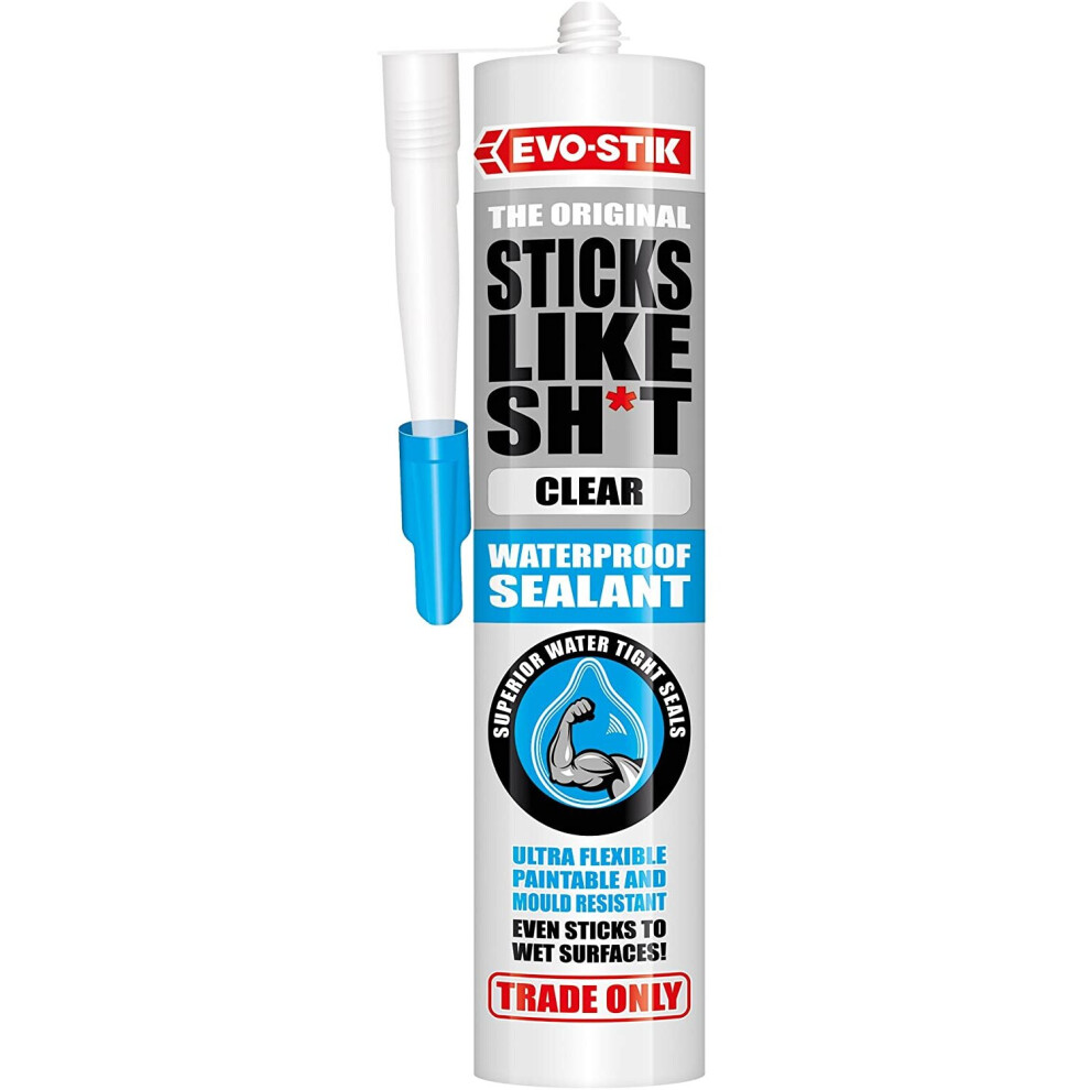 Evo-Stik 30811716 All Purpose Sealant - Clear