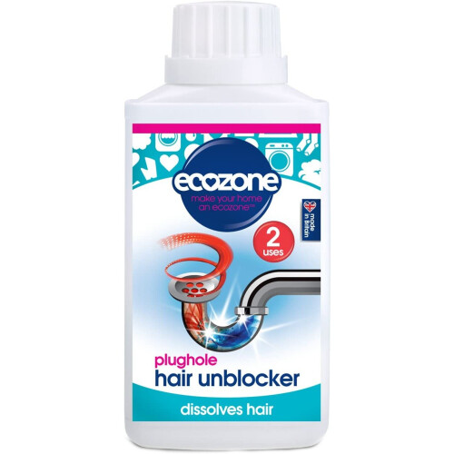 Ecozone Plughole Hair Unblocker 250ml