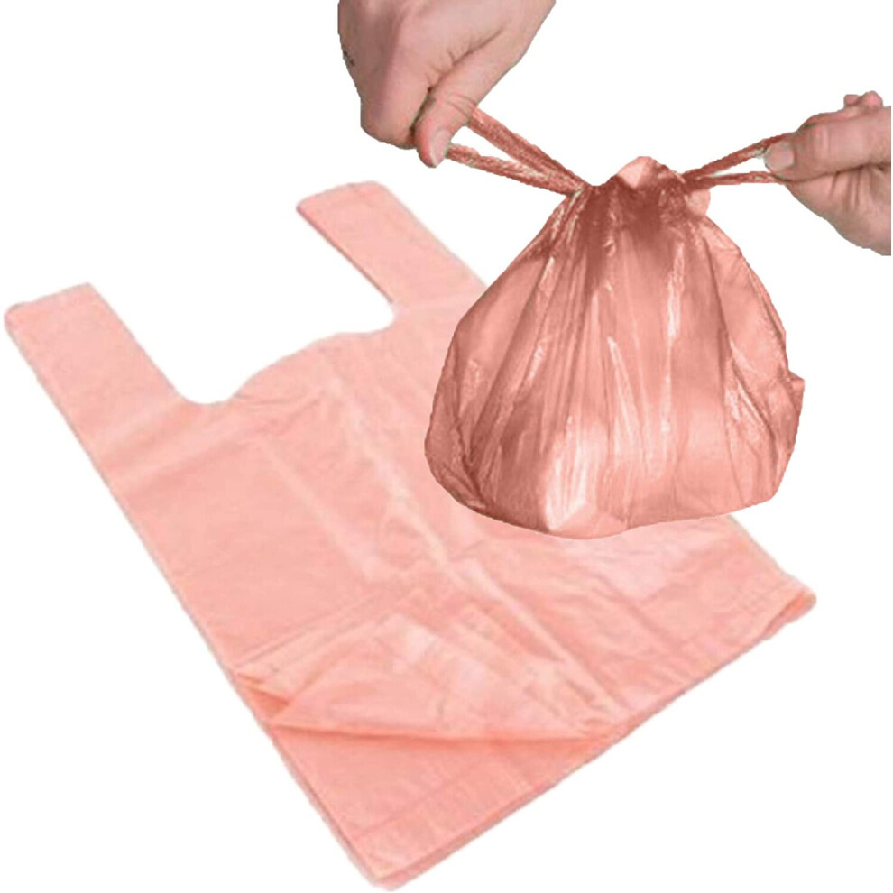 Disposable Baby Nappy Sacks Waste Bin Bags with Perfumed Rose Scented Fragrances Tie Handle 600 Packs In Total (2 X 300 Bags Per Pack)-image-OPC-P6Z66V9-NEW