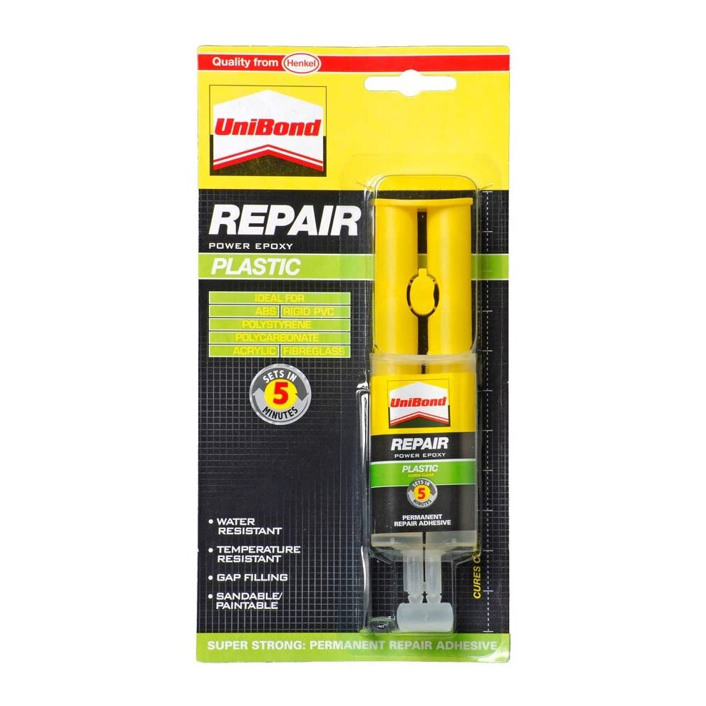 UniBond Repair Power Epoxy Plastic - 25 ml