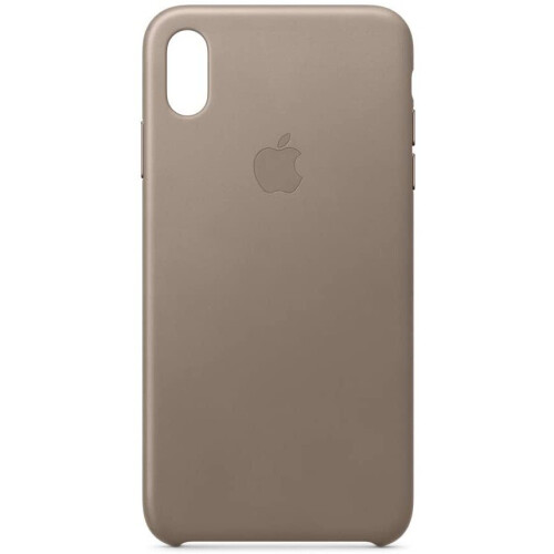 Apple Genuine Apple Leather Case for iPhone XS Max - Taupe