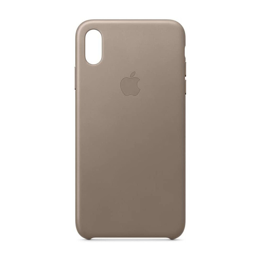 Apple Genuine Leather Case For Iphone Xs Max - Taupe