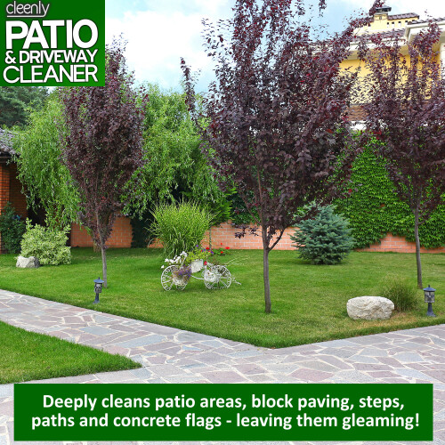 (10L) Cleenly Patio & Driveway Cleaner Moss Algae Killer 1