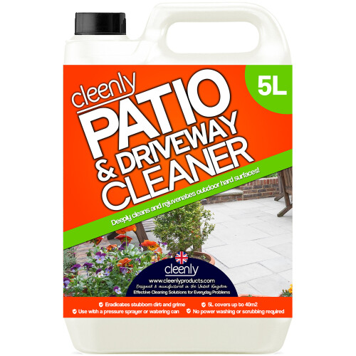 (5L) Cleenly Patio & Driveway Cleaner Moss Algae Killer