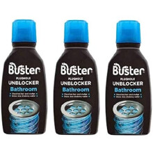 Buster Bathroom Plughole Unblocker, Dissolves hair and sludge 300ml (3)